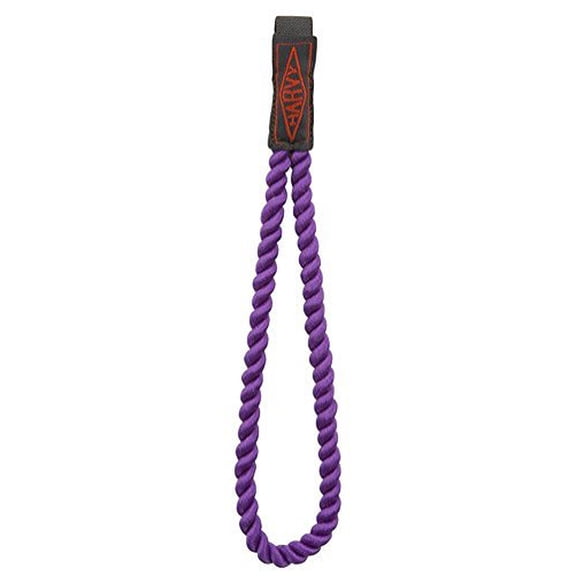 Twisted Rope Wrist Straps with Elastic Band for Walking Canes and More PURPLE