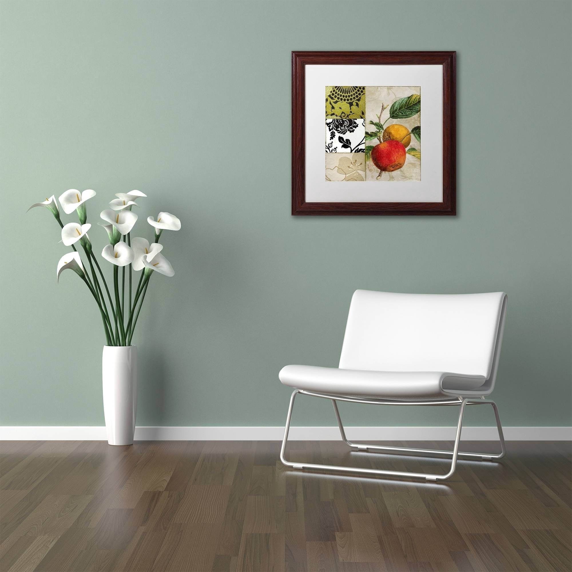 Trademark Fine Art "SoHo II" Canvas Art by Color Bakery White Matte, Wood Frame