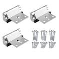 thumbnail image 2 of 3 Pcs Door Reinforcement Lock,Aluminium Alloy U Door Reinforcement Lock 3Inch Security Door Lock Home Proof Door Stopper, 2 of 5