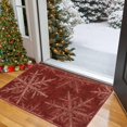 thumbnail image 3 of Snowflake Design Indoor Entrance Mat Non Washable Floor Carpet for Home Holiday Soft Thin Rug Living Room Kitchen Bathroom, 3 of 5