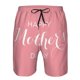 thumbnail image 3 of Balery Happy Mother's Day Traje de Baño Estilo Hawaiano para Hombre, Shorts de Secado Rápido con Bolsillos-X-Large, 3 of 6