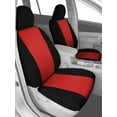 thumbnail image 2 of CalTrend Front Buckets Carbon Fiber Seat Covers for 2005-2009 Nissan Armada - NS259-02FC Red Insert with Black Trim, 2 of 3