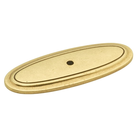 Hickory Hardware Manor House 3 Inch Length Lancaster Hand Polished Back-plate P277-LP