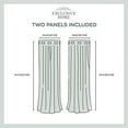 thumbnail image 5 of Exclusive Home Curtains Twig Insulated Room Darkening Blackout Grommet Top Curtain Panel Pair, 54x84, Charcoal, 5 of 6