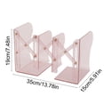 thumbnail image 3 of EGNMCR Closet Organizers and Storage, Organization and Storage, Storage Bins, Storage Containers Bookends For Students Clear Book Stand Desktop Book Organizer Great Designs Plastics Book Stand, 3 of 6