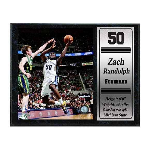 Plaque Encore Select 522-39 NBA Memphis Grizzlies Zach Randolph