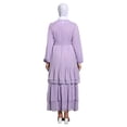 thumbnail image 5 of Dusty Lilac - Crew neck - Fully Lined - Modest Dress - Benin, 5 of 5