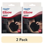 (2 pack) Equate Adjustable One Size Elbow Support