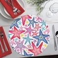 thumbnail image 6 of CounterArt Bright Lagoon Easy Care Flexible Plastic Table Place Mat, 4 Pack, 6 of 7