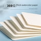 thumbnail image 3 of Papel de acuarela para postales, grande, 300 g, para pintura artística, cuadrado, redondo, papel especial, grano grueso, pulpa de madera, cartón en blanco, 3 of 5