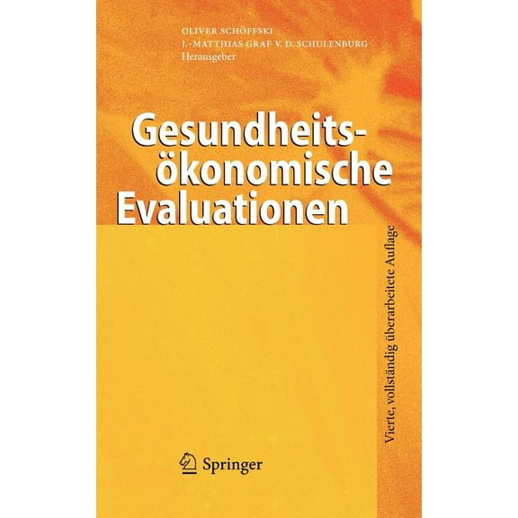 Gesundheitsökonomische Evaluationen, (Hardcover)