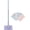 Purple, variant on Snap Grip Mini Mop,Convenient Cloth Changing Mini Mop,Retractable Gap Dust Cleaner Flat Mops with Locking Head &Sweeping Cloths,(1mop + 5random Color Rags (White)