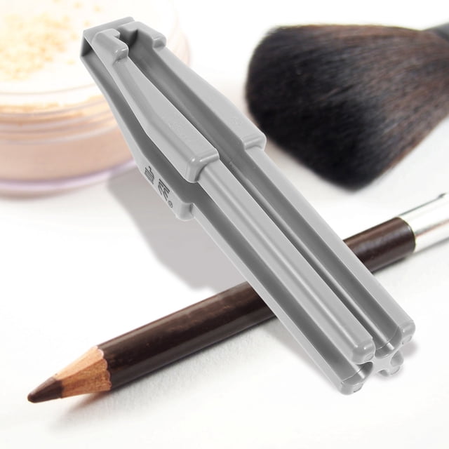 TABLZONE 3Pcs Eyebrow Pencil Sharpener Aid Tool Dark Grey Compact Design for Effective Makeup Pencil Sharpening