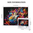 thumbnail image 5 of 500 PCS Fantasy Guitar 500 Pcs Jigsaw Puzzle For Adults,Stunningly Vibrant Colors,Funny Guitar Wooden Puzzle As Home Decor,Enjoy The Puzzle Solving Process,Stunningly Vibrant Colors, 5 of 6