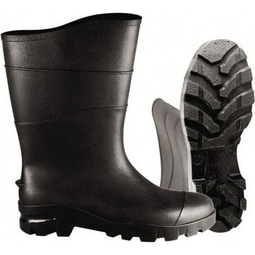 Talon Trax Rubber Boot,Men's,6,Mid-Calf,Black,PR 21A577