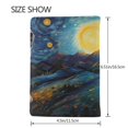 thumbnail image 3 of Rateoe Vintage Starry Sky Labrador A Pattern Passport Holder Wallet Leather Mulit-purpose Travel Wallet Credit Cards Case ,Passport Cover for Women Men-6.5 in, 3 of 5