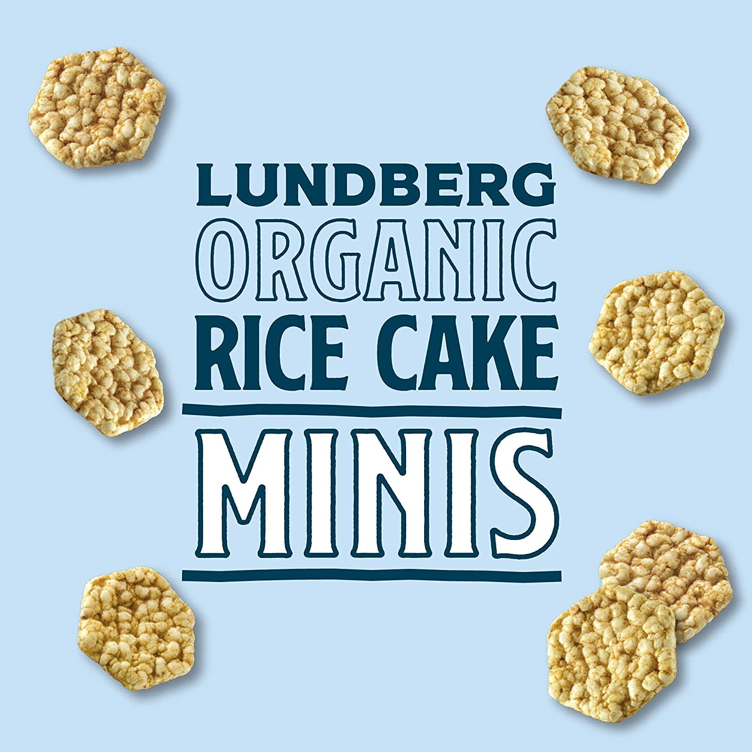 Lundberg Mini Rice Cakes, Apple Pie, Organic - 6 x 5 oz