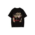 thumbnail image 1 of Men's Figure Print Round Neck Tee Regular Fit Vintage Casual Short Sleeve T-shirt for Daily Wear Graphic Cotton Summer T-Shirt, 1 of 7