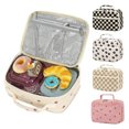 thumbnail image 2 of Primegos Kids Insulated Lunch Bag Corduroy Lunch Box for School Spacious Cooler Organizer with Zipper Lightweight Lunch Tote for Work Picnic, 2 of 8