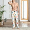 thumbnail image 4 of KLL Mens Pajama Pants for Men,Mens Lounge Pants,Funny Gifts for Men,Men's Pajama Bottoms Colorful Crabs -Medium, 4 of 5
