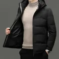 thumbnail image 5 of Abrigos de plumón de seda de leche nuevos de lujo con relleno de pato corto para hombre, ropa de diseñador para hombre, chaquetas acolchadas ligeras, abrigo de invierno frío, 5 of 5