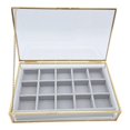 thumbnail image 1 of Multifunction Jewelry Box Display Holder for Bangle Valentines Day Wedding 12 grids, 1 of 8
