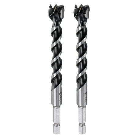 

Uxcell 2 Pcs Forstner Drill Bit 15mm (19/32 ) Dia YG8/C1 Tungsten Carbide Wood Forstner Bits