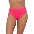 thumbnail image 2 of Aqua Green, Women's Mid Rise Brief, Rose Quartz Pink, X-Large, 2 of 4