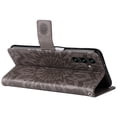 thumbnail image 5 of Allytechgroup for Samsung Galaxy S25 Case Wallet, Sunflower Embossed PU Leather Flip Cover Stand Hand Strap Shockproof Stylish Cards Slots Phone Case for Samsung Galaxy S25, Gray, 5 of 6