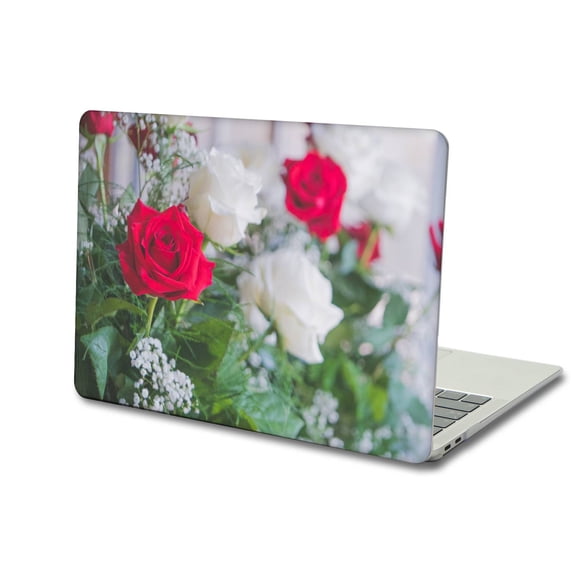 KSK KAISHEK Plastic Hard Case for 2012 2013 2014 2015 Release Old MacBook Pro 15 inchs Retina Display No Touch Model: A1398 Rose series 0797