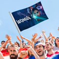 thumbnail image 4 of WondLa Bandera impresa con temática, regalo perfecto para fanáticos, amigos y familiares, y adecuada para actividades al aire libre e interiores, decoraciones de fiesta. 90 cm × 150 cm., 4 of 6