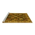 thumbnail image 2 of Ahgly Company Machine Washable Indoor Rectangle Oriental Yellow Traditional Area Rugs, 5' x 7', 2 of 4