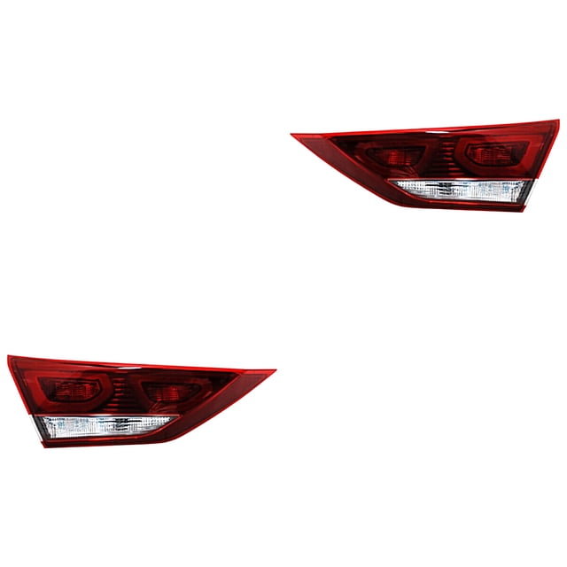 Par de Calaveras Elantra 2017 A 2018 Hyundai Int Leds TYC .