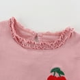thumbnail image 5 of vdgthytj Baby Girls Summer T Shirts Toddler Kids Cute Ruffle Short Sleeve Crewneck Casual Tee Tops, 5 of 9
