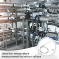 thumbnail image 5 of Uxcell K Type Thermocouple Temperature Sensor Probe 1.5x200mm 4.9ft Wire 0 to 1100°C(32 to 2012°F) Stainless Steel, 5 of 6