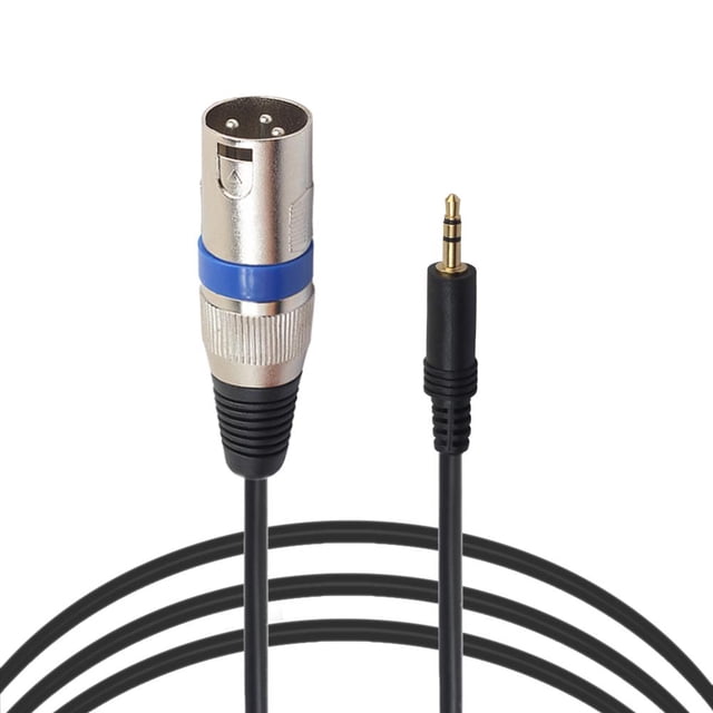 5PCS 3m / 9.84ft 3.5mm Enchufe macho estéreo a 3 pines XLR Cable de audio de micrófono macho WDOplteas Para estrenar