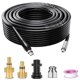 thumbnail image 1 of Flexible Drain Rods For Pressure Washer Compatible With Sewer Kit 4Orifice Nozzle 10 m, 1 of 3
