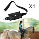 thumbnail image 5 of Riñonera ecuestre para mujer, ajustable, ligera y con correas ajustables. Negro, 5 of 8