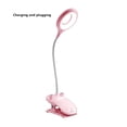 thumbnail image 1 of Lámpara de mesa Luz de lectura LED flexible de 6 W Luz de clip de protección ocular, carga y potencia de dirección, rosa kenally HA005011-02B, 1 of 6