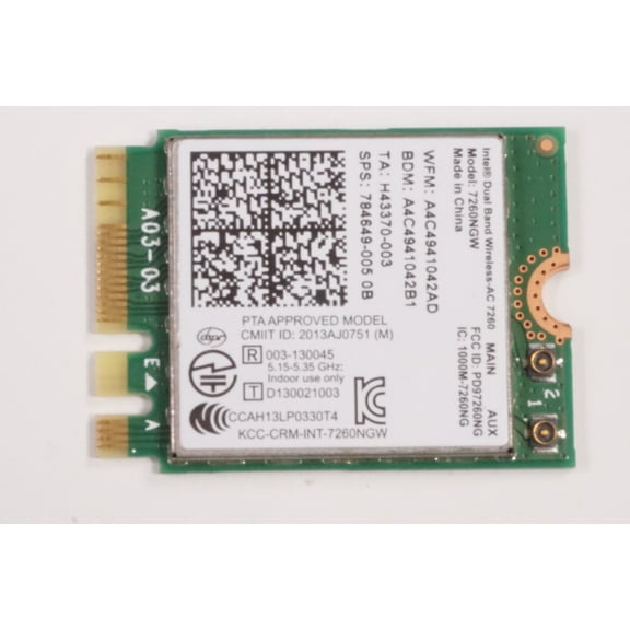 0C012-00050900 Asus Wireless Card C200MA NOTEBOOK C300MA-DH02