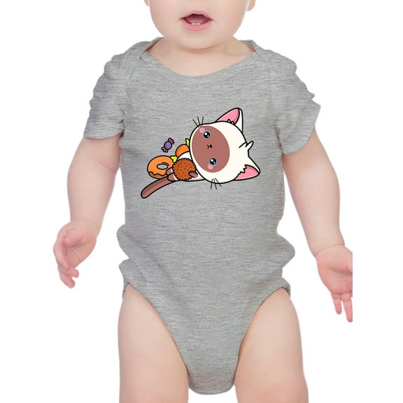 Cute Mewmmy W Candy. Bodysuit Infant -Image by Shutterstock, 18 Months