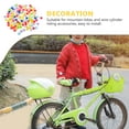 thumbnail image 2 of SHISUYAN 120 Pcs Perles de Rayons de Roue de Vélo Décoration Colorée pour Vélo Formes de Cœur en Caoutchouc Formes de Fleurs Perles Rondes pour Vélo d'Enfants, 2 of 8