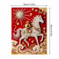 thumbnail image 3 of Christmas Diamond Art Painting Kit for Adults Pearl Art Craft Kit Festive Holiday Wall Decor and Beginner Friendly Diy Project, 3 of 6
