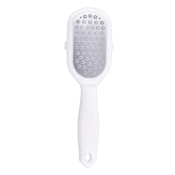 Lima profesional de acero inoxidable para pedicura para el cuidado de los pies para eliminar la piel dura, utilizada tanto en pies secos como húmedos