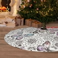 thumbnail image 6 of Yiaed Vintage Butterflies Print Christmas Tree Skirt , Tree SkirtsTree Mat for Christmas Winter Holiday Indoor Decorations-36", 6 of 7