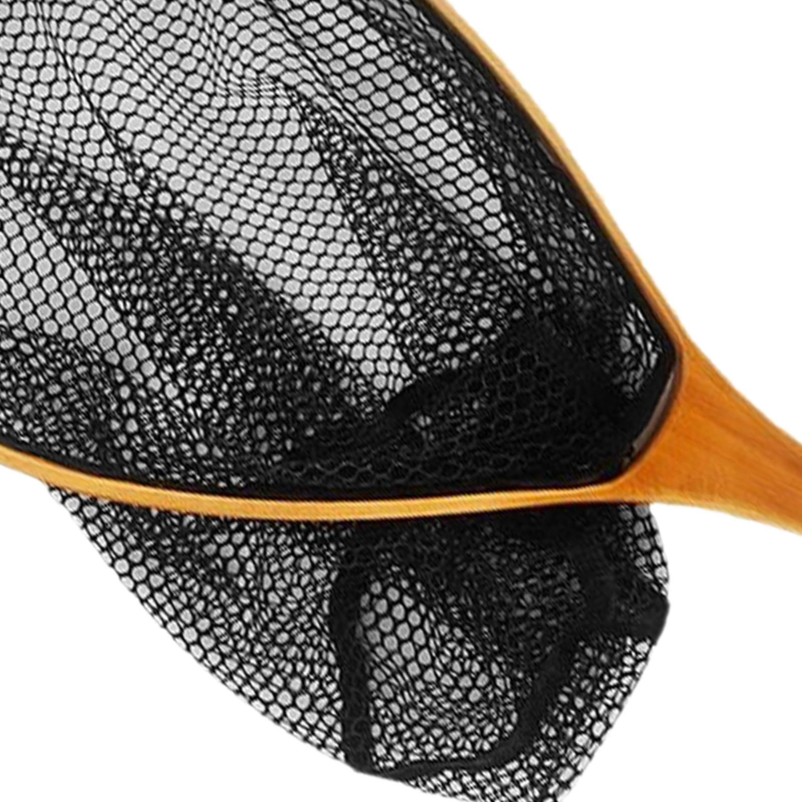 MAGIDEAL Fly ing Net Hand Landing Triangular Wood Frame Landing