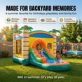 thumbnail image 5 of Rayocon Inflatable Bounce House Outdoor Water Slide for Kids Adult,17 x 11.7 x 10.7 ft,Splash Pool,Blower,Basketball Hoop for Backyard, 5 of 12