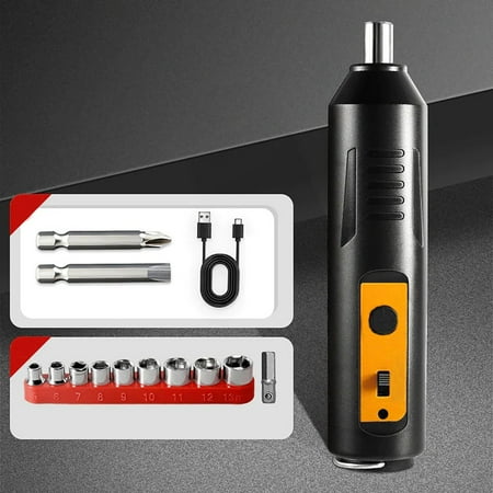 

Home Essential Tools Brushless Electric Screwdriver Household Small Multi Function USB Rechargeable Dual Purpose Lithium Electric Drill Best Deals