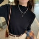 thumbnail image 4 of Y2k Office Women Sweaters Pullovers Korean Half High Collar Female Casual Tops Autumn Knitted All Match Long Sleeve Ladies Tops, 4 of 5