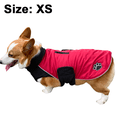 thumbnail image 2 of Abrigo cruzado de cuello alto para perros pequeños Abrigo impermeable cálido para cachorros para inviernos fríos Adepaton Ropa para Perro, 2 of 5